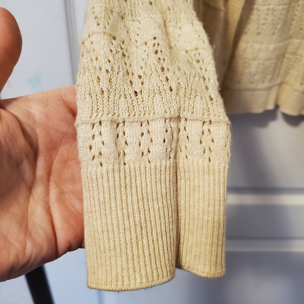 Olive and Oak Cream Knitted Sweater (size S) - Picture 6 of 10